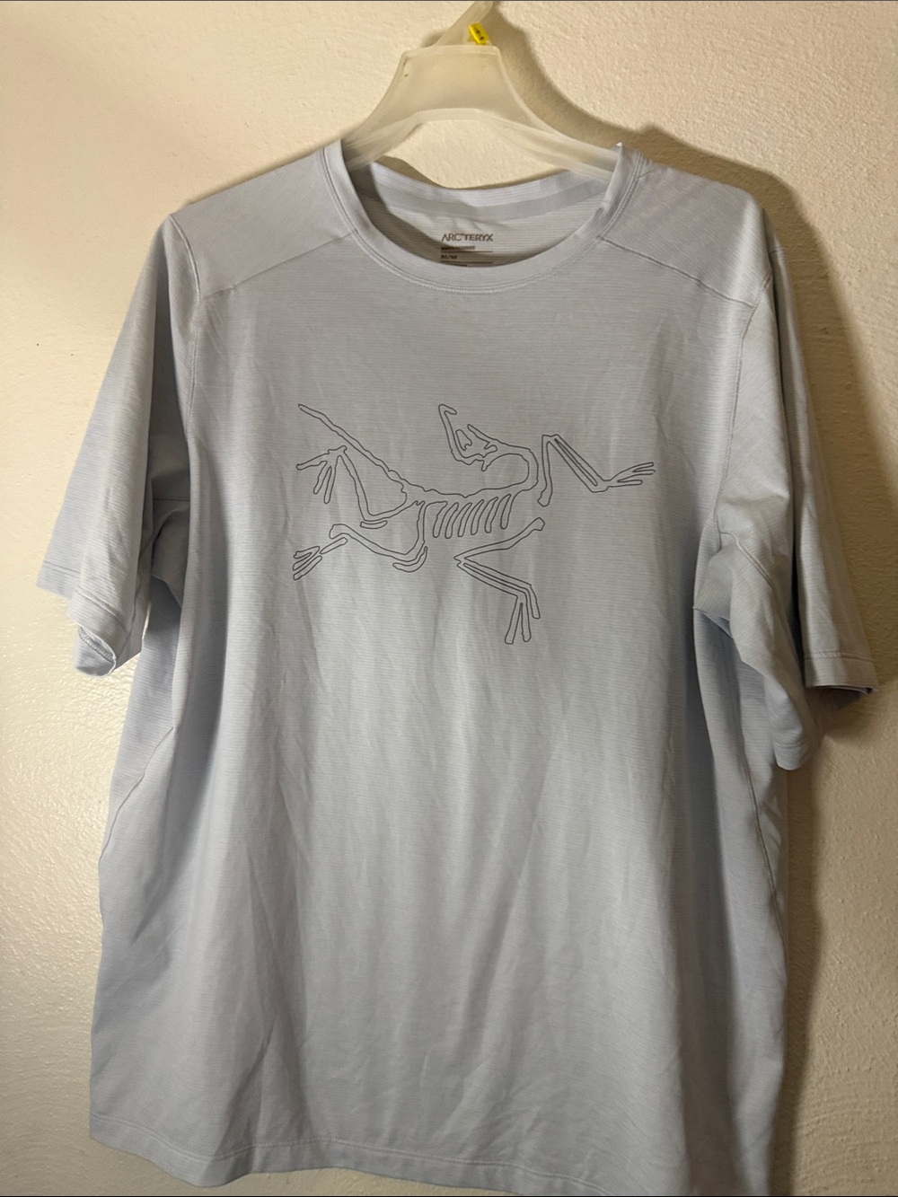 Arc'teryx Light Blue Short Sleeve Tee with Outline Logo